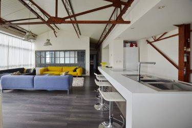 Урбанистический шик кухонь в стиле лофт — 255+ (Фото) Индустриальной атмосферы