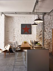 Урбанистический шик кухонь в стиле лофт — 255+ (Фото) Индустриальной атмосферы