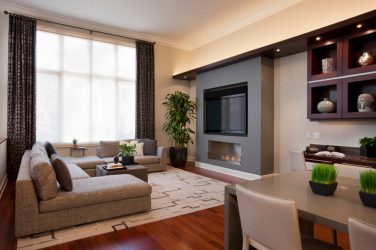 Электрический Камин с эффектом живого пламени: Настенный, Встраиваемый, Напольный. Какой модели отдать предпочтение? (230+ Фото)