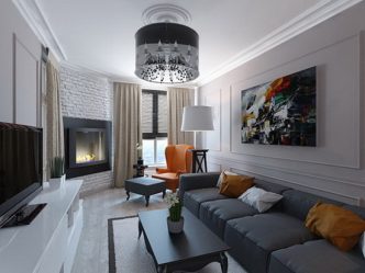 Электрический Камин с эффектом живого пламени: Настенный, Встраиваемый, Напольный. Какой модели отдать предпочтение? (230+ Фото)