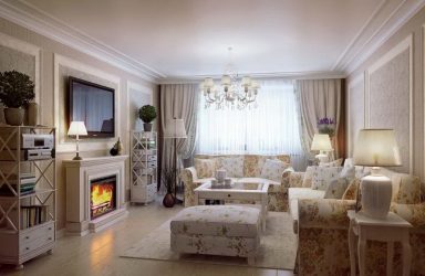 Электрический Камин с эффектом живого пламени: Настенный, Встраиваемый, Напольный. Какой модели отдать предпочтение? (230+ Фото)