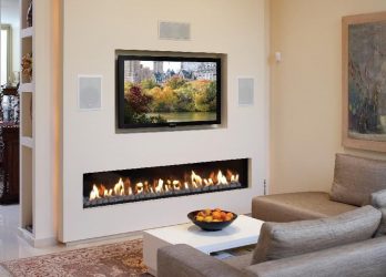 Электрический Камин с эффектом живого пламени: Настенный, Встраиваемый, Напольный. Какой модели отдать предпочтение? (230+ Фото)