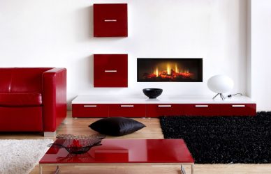 Электрический Камин с эффектом живого пламени: Настенный, Встраиваемый, Напольный. Какой модели отдать предпочтение? (230+ Фото)