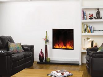 Электрический Камин с эффектом живого пламени: Настенный, Встраиваемый, Напольный. Какой модели отдать предпочтение? (230+ Фото)