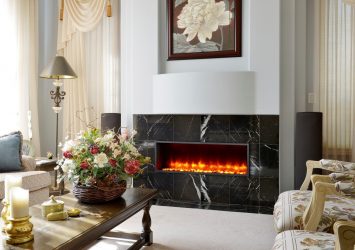 Электрический Камин с эффектом живого пламени: Настенный, Встраиваемый, Напольный. Какой модели отдать предпочтение? (230+ Фото)