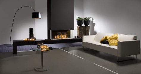 Электрический Камин с эффектом живого пламени: Настенный, Встраиваемый, Напольный. Какой модели отдать предпочтение? (230+ Фото)