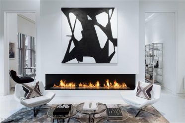 Электрический Камин с эффектом живого пламени: Настенный, Встраиваемый, Напольный. Какой модели отдать предпочтение? (230+ Фото)