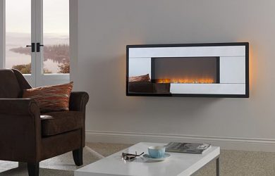 Электрический Камин с эффектом живого пламени: Настенный, Встраиваемый, Напольный. Какой модели отдать предпочтение? (230+ Фото)