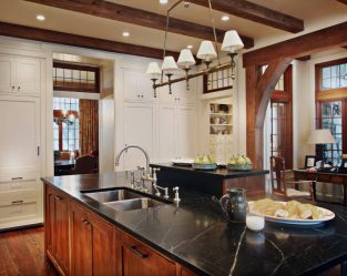 Дизайн красивых Кухонь в стиле Прованс: 240+ Фото Современных Оформлений (стены, потолок, шторы)