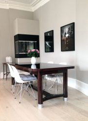 Ламинат в интерьере квартиры (на полу, стенах, потолке). Полезные советы, рекомендации, ТОП-5 трендов + 100 ФОТО