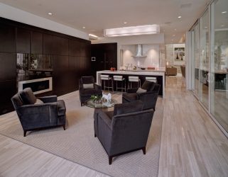 Ламинат в интерьере квартиры (на полу, стенах, потолке). Полезные советы, рекомендации, ТОП-5 трендов + 100 ФОТО