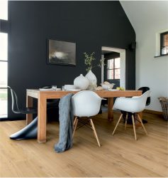 Ламинат в интерьере квартиры (на полу, стенах, потолке). Полезные советы, рекомендации, ТОП-5 трендов + 100 ФОТО