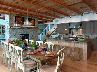 Ламинат в интерьере квартиры (на полу, стенах, потолке). Полезные советы, рекомендации, ТОП-5 трендов + 100 ФОТО