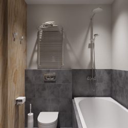 Современный модный дизайн совмещенной ванной комнаты со стиральной машиной. ТОП-10 идей для экономии пространства + 50 ФОТО