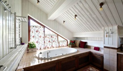 Мансардный этаж в доме: Как обустроить? Особенности, которые нужно учесть (170+ Фото спальни, ванной, детской)