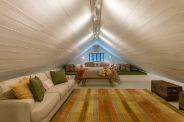 Мансардный этаж в доме: Как обустроить? Особенности, которые нужно учесть (170+ Фото спальни, ванной, детской)