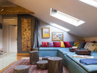 Мансардный этаж в доме: Как обустроить? Особенности, которые нужно учесть (170+ Фото спальни, ванной, детской)