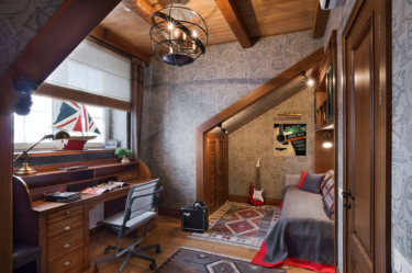 Мансардный этаж в доме: Как обустроить? Особенности, которые нужно учесть (170+ Фото спальни, ванной, детской)