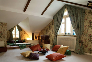 Мансардный этаж в доме: Как обустроить? Особенности, которые нужно учесть (170+ Фото спальни, ванной, детской)