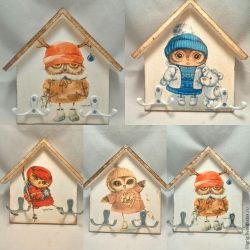 Настенная ключница в прихожую: 140+ (Фото) Оригинальных вариантов своими руками