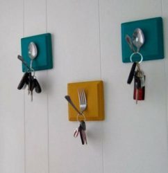Настенная ключница в прихожую: 140+ (Фото) Оригинальных вариантов своими руками