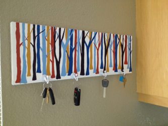 Настенная ключница в прихожую: 140+ (Фото) Оригинальных вариантов своими руками