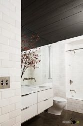 Натяжной потолок в ванную комнату (125+ Фото Плюсы и минусы) Лучшее решение или дань моде?