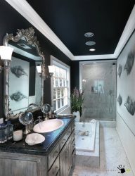 Натяжной потолок в ванную комнату (125+ Фото Плюсы и минусы) Лучшее решение или дань моде?