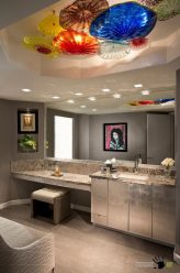 Натяжной потолок в ванную комнату (125+ Фото Плюсы и минусы) Лучшее решение или дань моде?