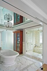 Натяжной потолок в ванную комнату (125+ Фото Плюсы и минусы) Лучшее решение или дань моде?