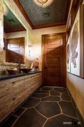 Натяжной потолок в ванную комнату (125+ Фото Плюсы и минусы) Лучшее решение или дань моде?