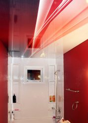 Натяжной потолок в ванную комнату (125+ Фото Плюсы и минусы) Лучшее решение или дань моде?