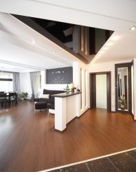 Современные натяжные потолки (матовые, глянцевые, двухуровневые). Выбор и установка от А до Я + 230 ФОТО