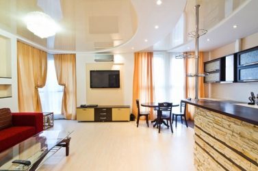 Современные натяжные потолки (матовые, глянцевые, двухуровневые). Выбор и установка от А до Я + 230 ФОТО