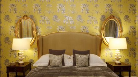 Обои в интерьере (прихожей, гостиной, спальни, кухни). От теории к практике + 190 ФОТО