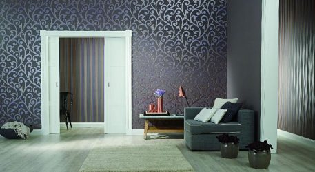 Обои в интерьере (прихожей, гостиной, спальни, кухни). От теории к практике + 190 ФОТО
