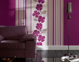 Обои в интерьере (прихожей, гостиной, спальни, кухни). От теории к практике + 190 ФОТО