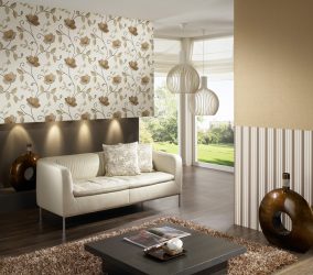 Обои в интерьере (прихожей, гостиной, спальни, кухни). От теории к практике + 190 ФОТО