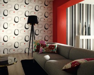 Обои в интерьере (прихожей, гостиной, спальни, кухни). От теории к практике + 190 ФОТО