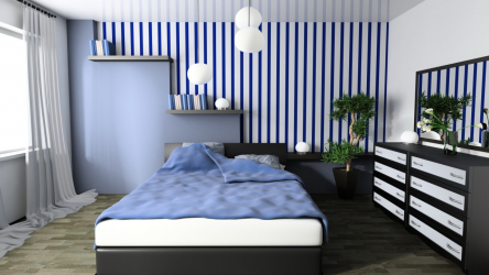 Обои в интерьере (прихожей, гостиной, спальни, кухни). От теории к практике + 190 ФОТО