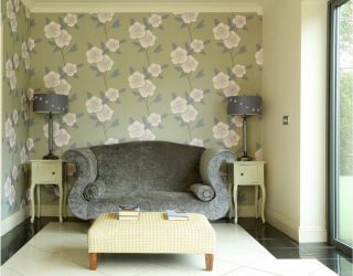 Обои в интерьере (прихожей, гостиной, спальни, кухни). От теории к практике + 190 ФОТО