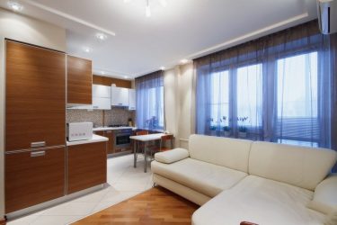 230+ Фото Идей интерьеров 1-й (однокомнатной) Квартиры в 40 кв.м. Простой и стильный современный дизайн