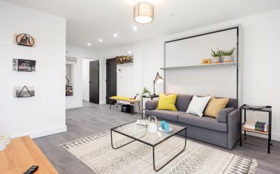 230+ Фото Идей интерьеров 1-й (однокомнатной) Квартиры в 40 кв.м. Простой и стильный современный дизайн