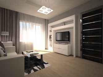 230+ Фото Идей интерьеров 1-й (однокомнатной) Квартиры в 40 кв.м. Простой и стильный современный дизайн