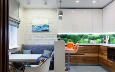 Отделка стен на кухне: 205+ Фото Вариантов (панели, ламинат, штукатурка). Как сочетать практичность с эстетикой?