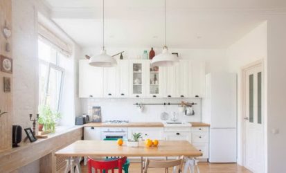 Отделка стен на кухне: 205+ Фото Вариантов (панели, ламинат, штукатурка). Как сочетать практичность с эстетикой?