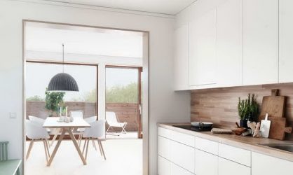 Отделка стен на кухне: 205+ Фото Вариантов (панели, ламинат, штукатурка). Как сочетать практичность с эстетикой?