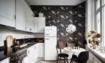 Отделка стен на кухне: 205+ Фото Вариантов (панели, ламинат, штукатурка). Как сочетать практичность с эстетикой?