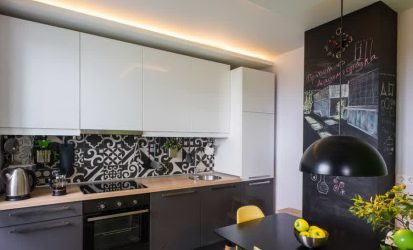 Отделка стен на кухне: 205+ Фото Вариантов (панели, ламинат, штукатурка). Как сочетать практичность с эстетикой?