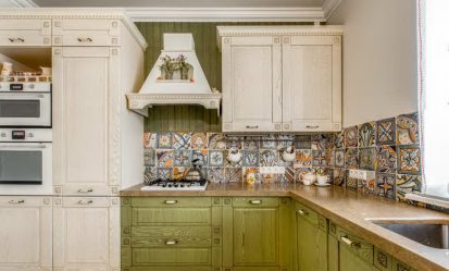 Отделка стен на кухне: 205+ Фото Вариантов (панели, ламинат, штукатурка). Как сочетать практичность с эстетикой?